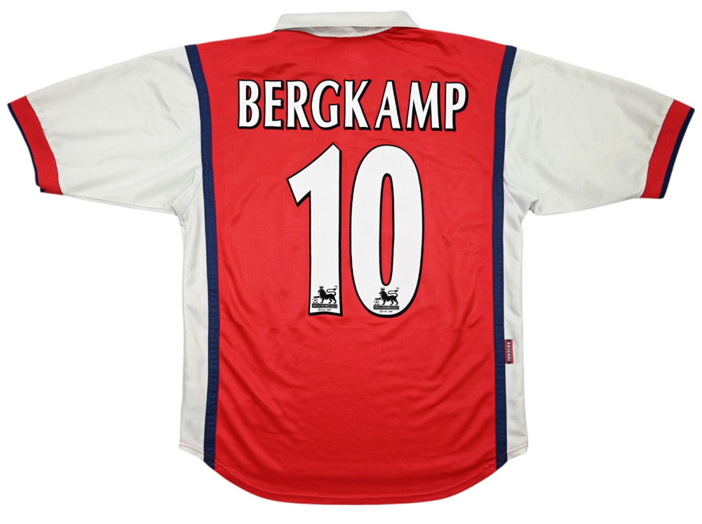 Maillot Arsenal Domicile Nike 1998-99 Bergkamp Vintage