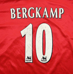 Maillot Arsenal Gardien Nike 1998-99 Bergkamp vintage collector