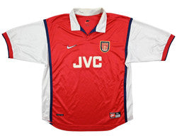 Maillot Arsenal Domicile Nike 1998-99 Vintage JVC — XL