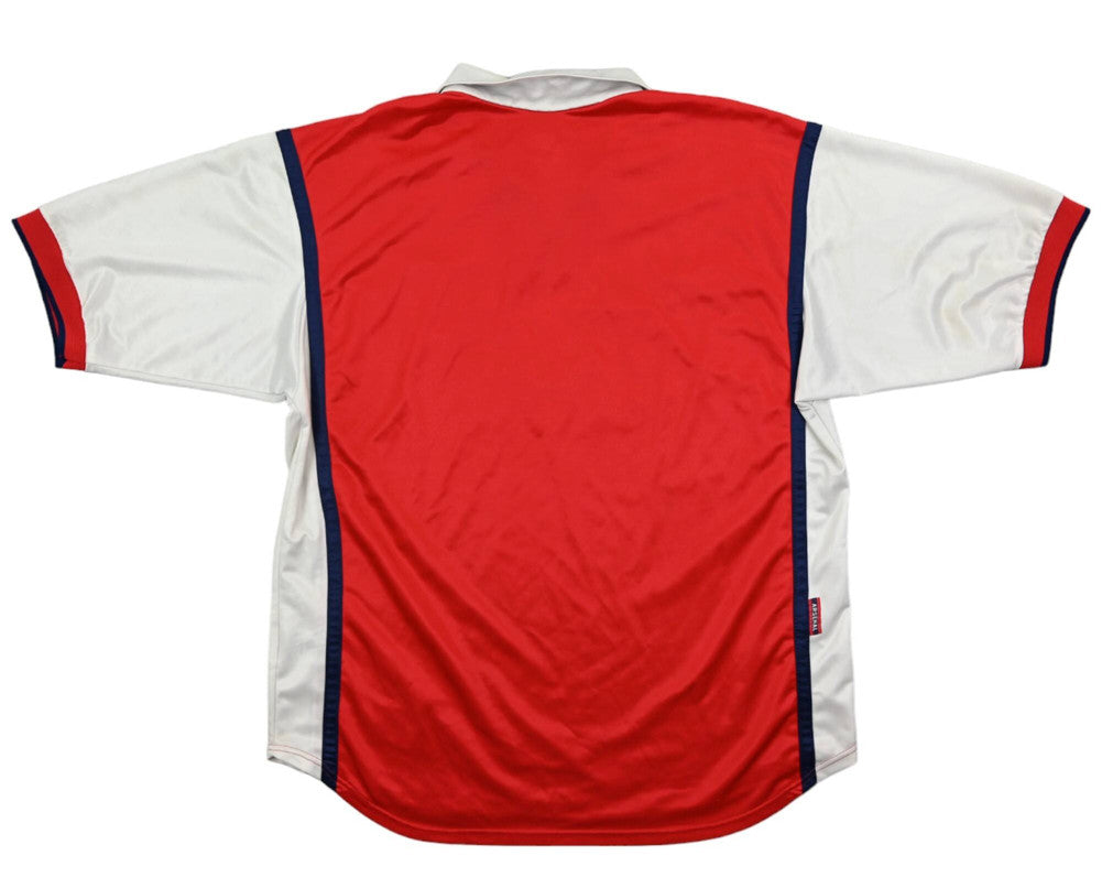 Maillot Arsenal Domicile Nike 1998-99 Vintage JVC — XL