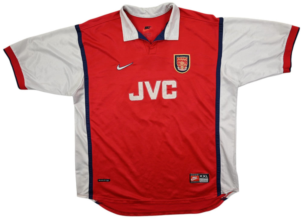 Maillot Arsenal 1998-99 Nike Vieira Domicile JVC Vintage