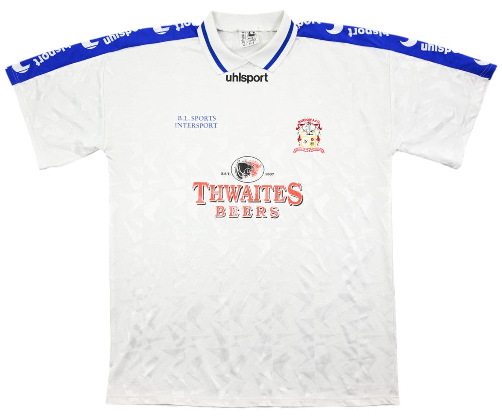 Maillot Barrow AFC Extérieur Uhlsport 1998-99 vintage collector