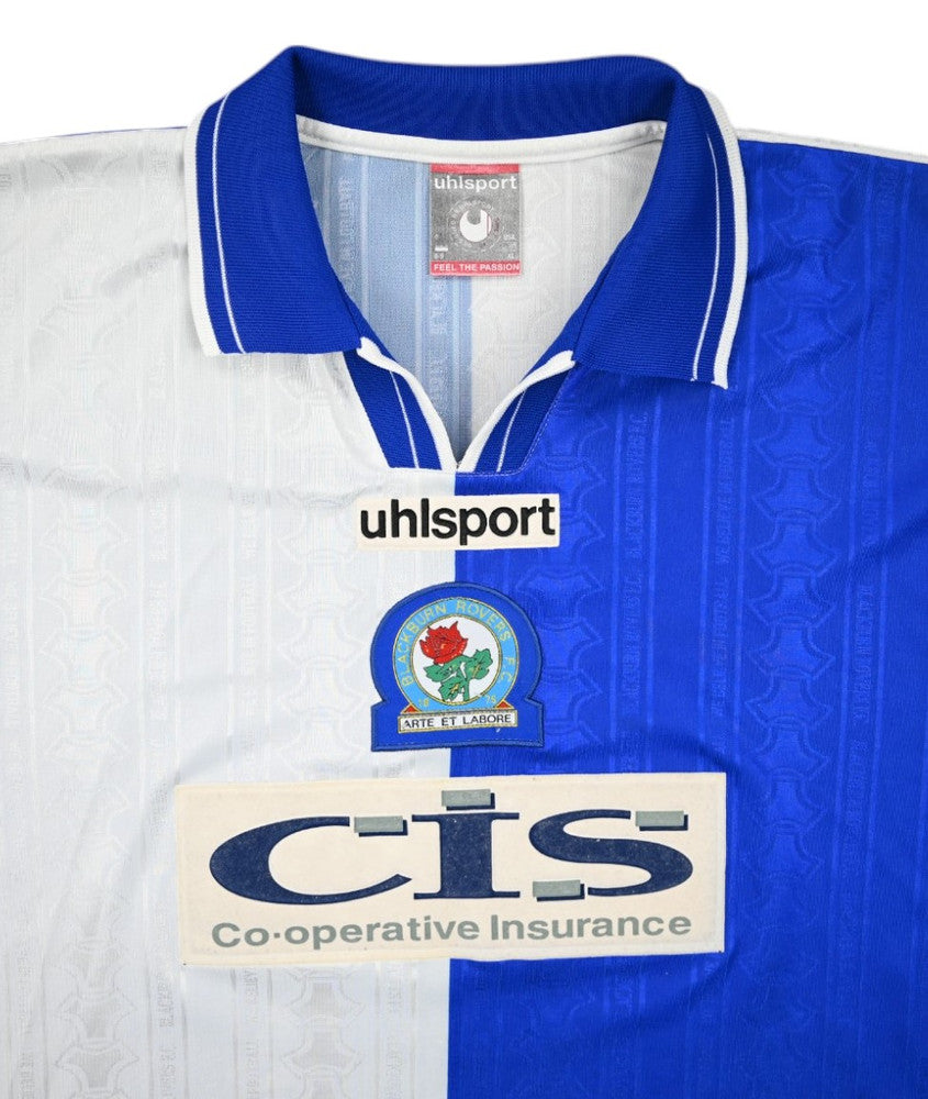 Maillot Blackburn Rovers Domicile 1998-99 Uhlsport Vintage