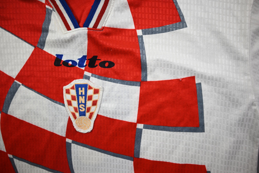 Maillot Croatie Domicile Lotto 1998-99 Šuker vintage collector