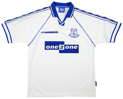Maillot Everton Extérieur 1998-99 Umbro ONE2ONE vintage