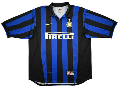 Maillot Inter Milan 1998-99 Nike Ronaldo Domicile Vintage