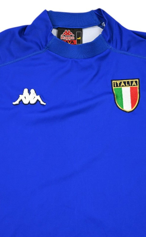 Maillot Italie Domicile 1998-99 Manches Longues Kappa Vintage