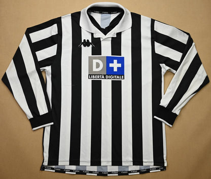 Maillot Juventus 1998-99 Kappa Manches Longues Domicile Vintage
