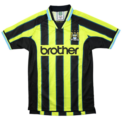 Maillot Manchester City Domicile 1998-99 Score Draw Brother vintage