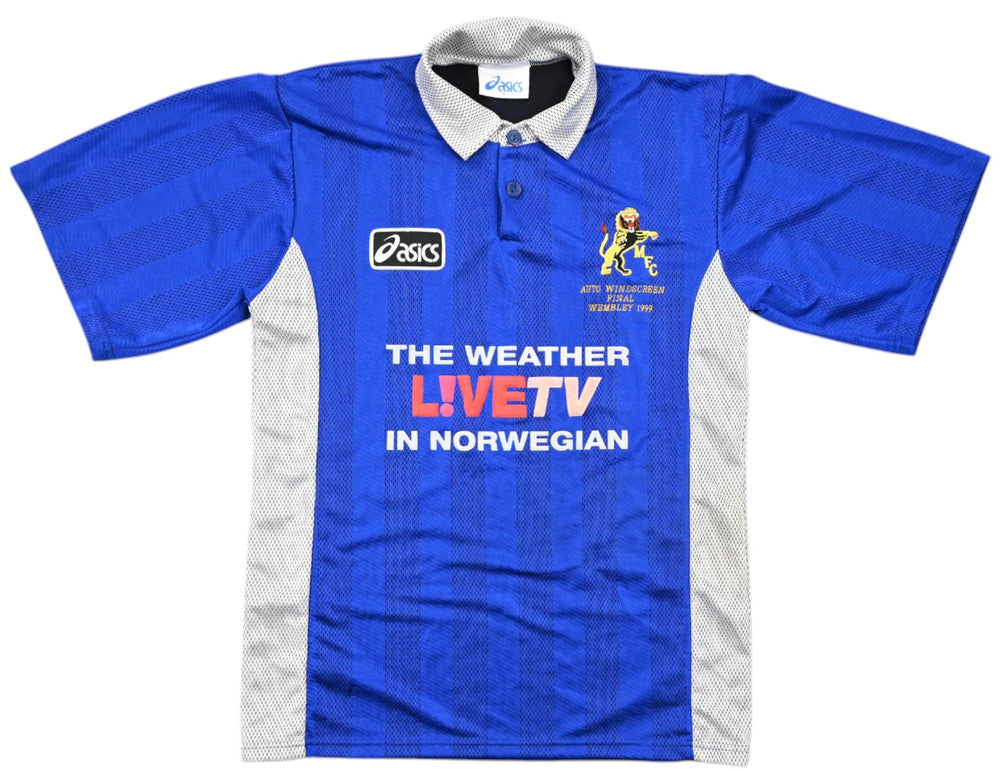 Maillot Millwall 1998-99 Asics Football League Trophy Final vintage