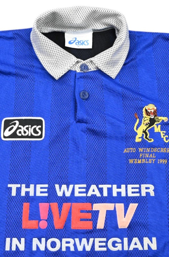 Maillot Millwall 1998-99 Asics Football League Trophy Final vintage
