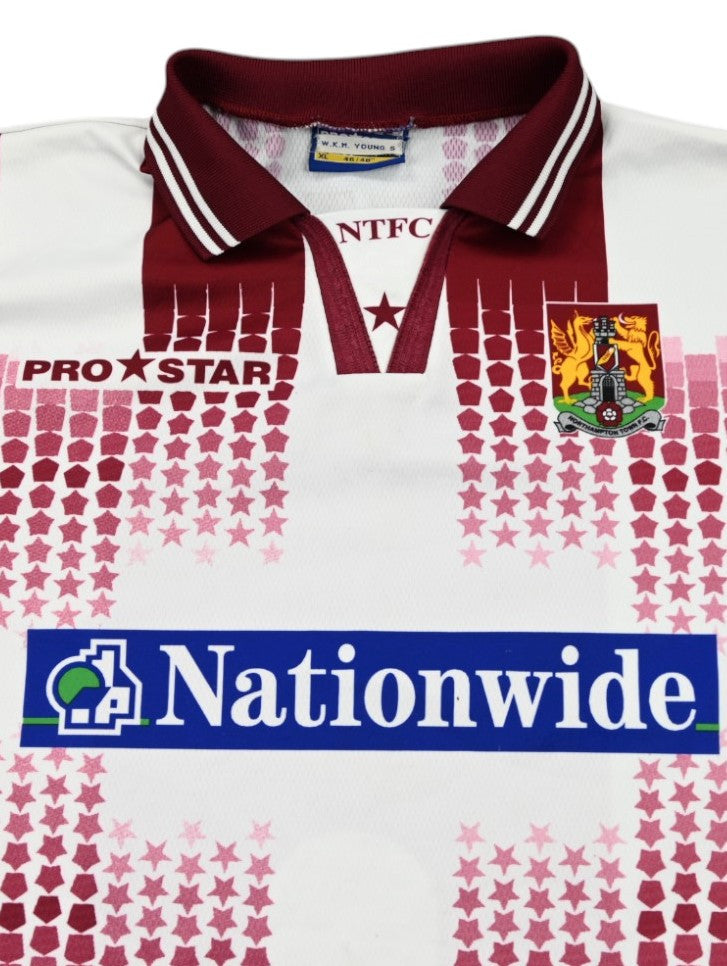 Maillot Northampton Town 1998-99 Domicile Prostar Nationwide vintage