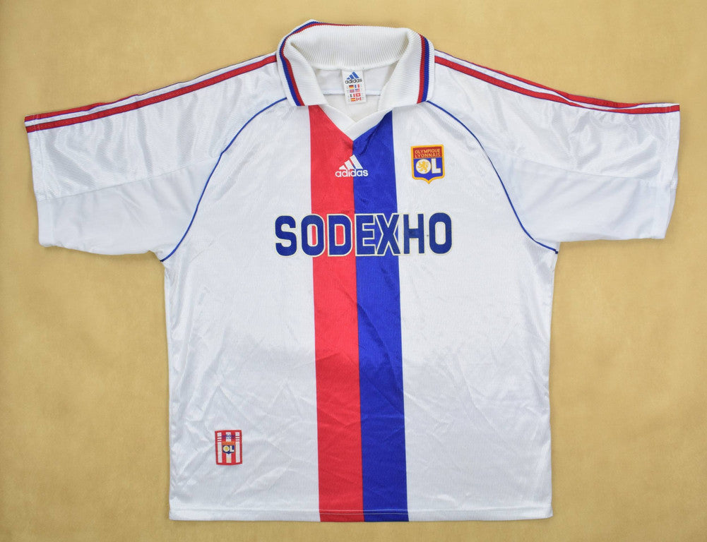 Maillot Lyon Domicile 1998-99 Adidas Vintage Sodexho