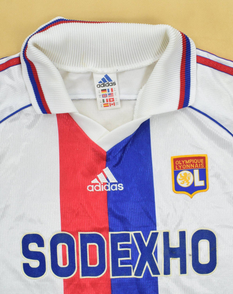 Maillot Lyon Domicile 1998-99 Adidas Vintage Sodexho