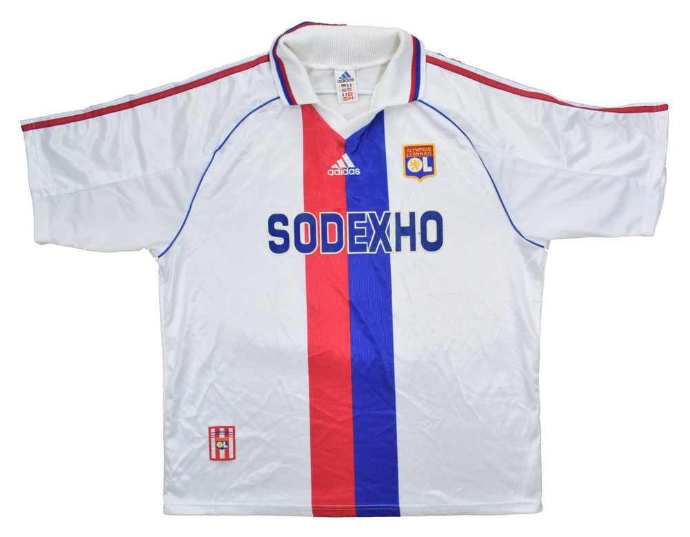 Maillot Lyon Domicile 1998-99 Adidas Vintage Sodexho