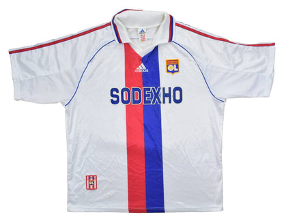 Maillot Lyon Domicile 1998-99 Adidas Vintage Sodexho