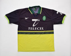 Maillot Sporting CP Extérieur Reebok 1998-99 Vintage Telecel