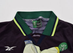 Maillot Sporting CP Extérieur Reebok 1998-99 Vintage Telecel