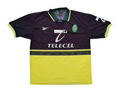 Maillot Sporting CP Extérieur Reebok 1998-99 Vintage Telecel