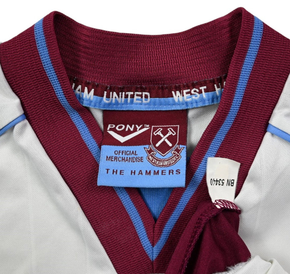 Maillot West Ham United Domicile Pony 1998-99 Vintage