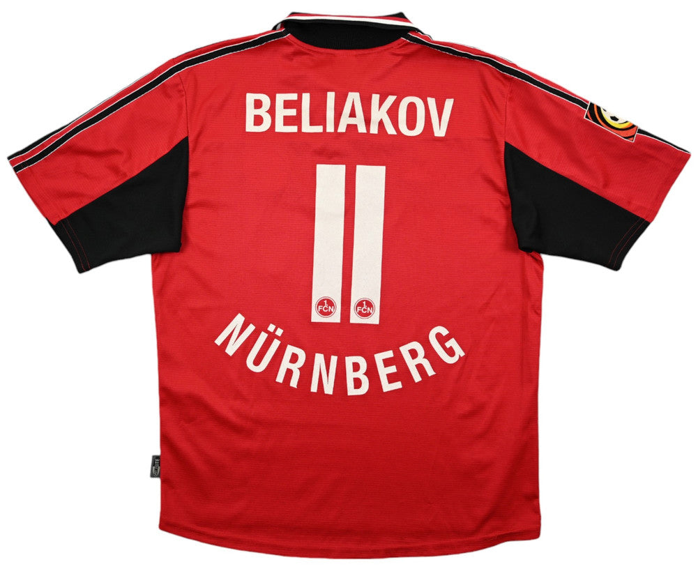 Maillot 1. FC Nürnberg 1999-2000 Adidas Domicile Beliakov vintage