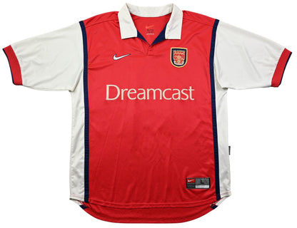 Maillot Arsenal 1999-00 Nike Domicile Adams vintage collector