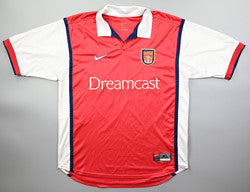 Maillot Arsenal 1999-2000 Nike Domicile Dreamcast Vintage