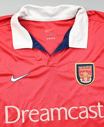 Maillot Arsenal 1999-2000 Nike Domicile Dreamcast Vintage