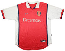 Maillot Arsenal Domicile 1999-2000 Nike Dreamcast vintage