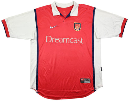 Maillot Arsenal Domicile 1999-2000 Nike Dreamcast vintage