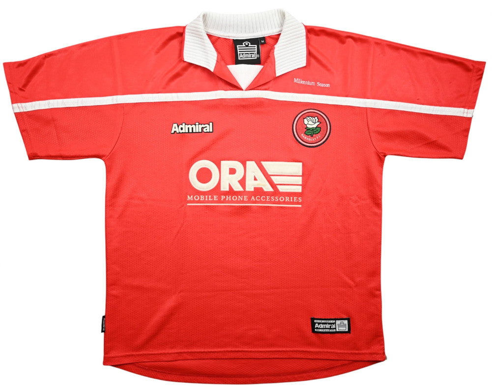 Maillot Barnsley 1999-00 Domicile Admiral Vintage | ORA