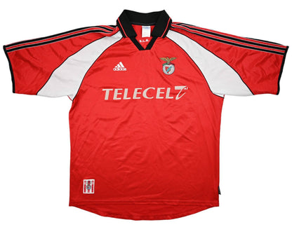 Maillot Benfica Domicile 1999-2000 Adidas Vintage | Telecel