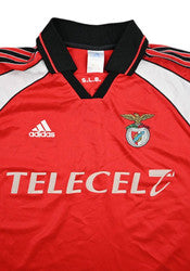 Maillot Benfica Domicile 1999-2000 Adidas Vintage | Telecel