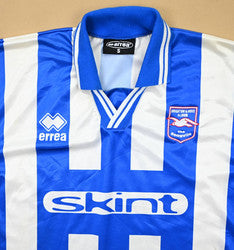 Maillot Brighton Hove Albion 1999-2000 Domicile Errea SKINT vintage