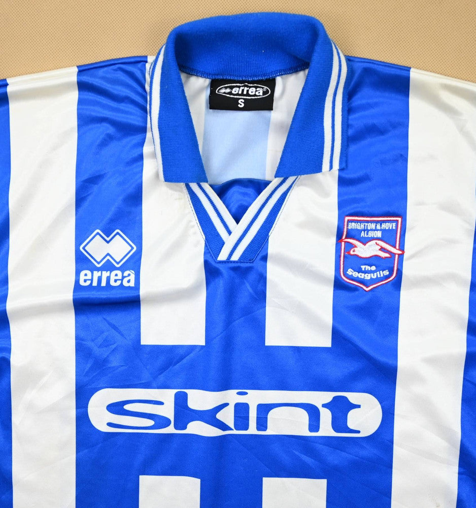 Maillot Brighton Hove Albion 1999-2000 Domicile Errea SKINT vintage