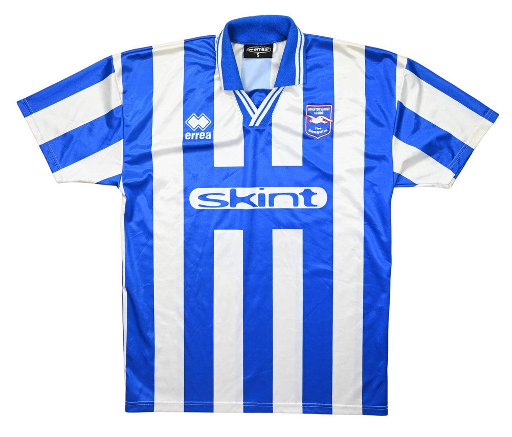 Maillot Brighton Hove Albion 1999-2000 Domicile Errea SKINT vintage