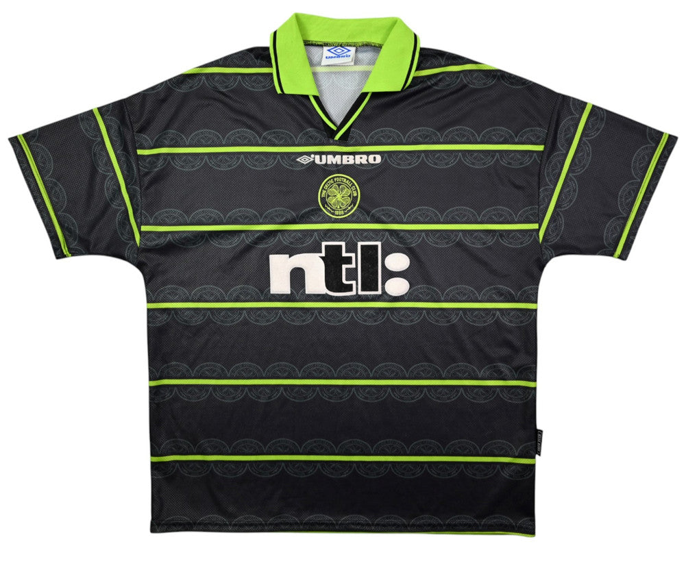 Maillot Celtic FC Extérieur 1999-2000 Umbro NTL vintage XXL