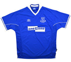 Maillot Everton 1999-2000 Umbro Domicile Vintage XXL