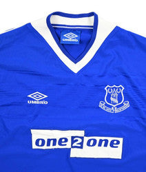 Maillot Everton 1999-2000 Umbro Domicile Vintage XXL