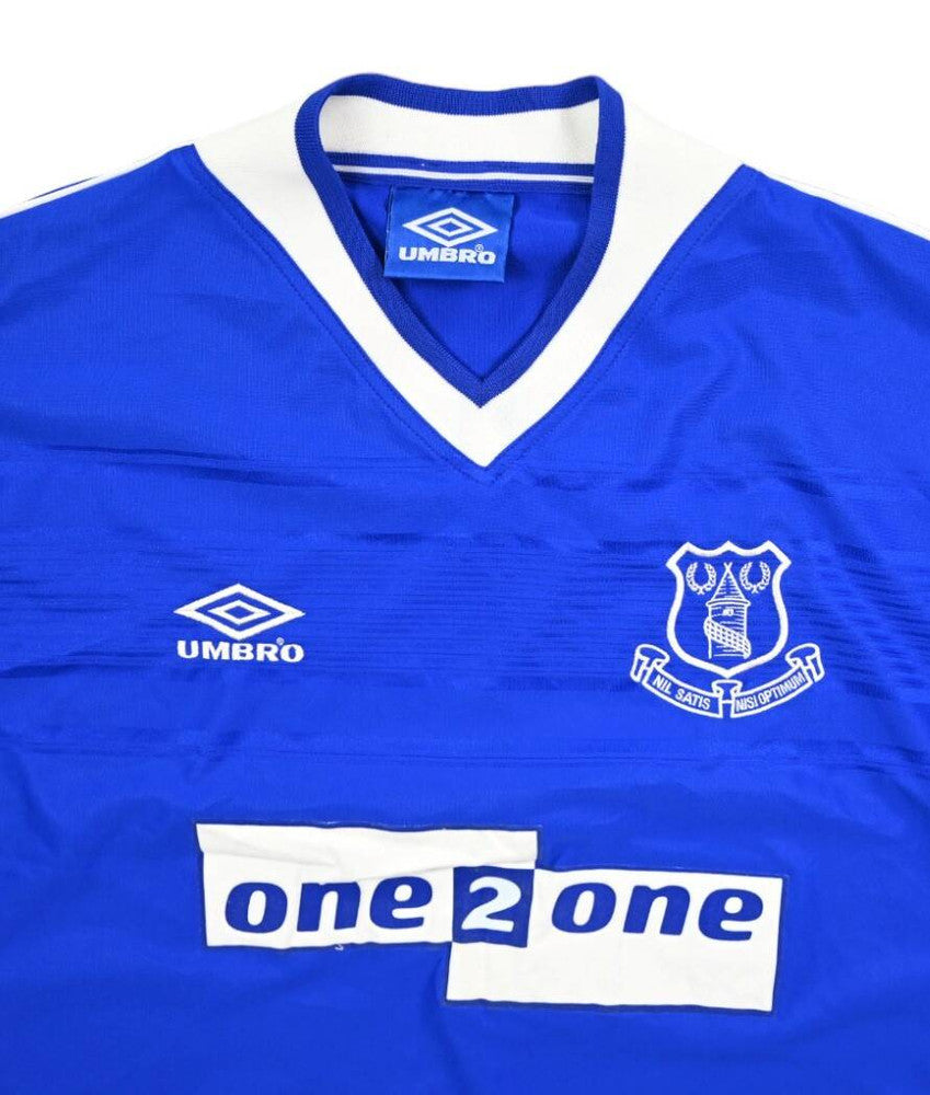 Maillot Everton 1999-2000 Umbro Domicile Vintage XXL