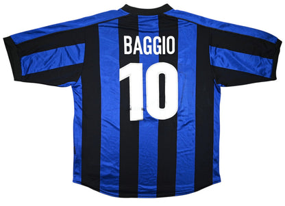 Maillot Inter Milan 1999-00 Nike Baggio Domicile Vintage