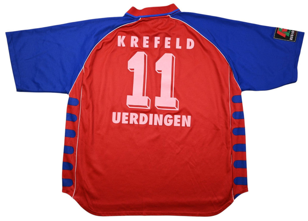 Maillot KFC Uerdingen 1999-2000 Fila Match Issue #11 vintage
