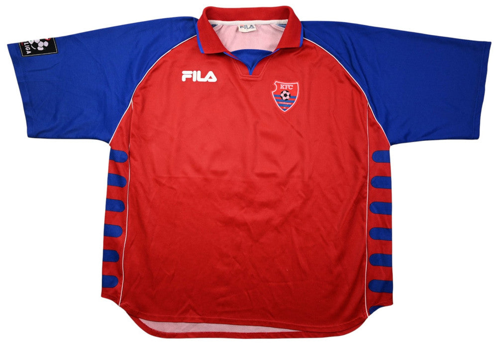 Maillot KFC Uerdingen 1999-2000 Fila Match Issue #14 vintage
