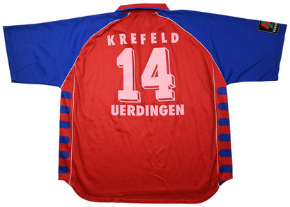 Maillot KFC Uerdingen 1999-2000 Fila Match Issue #14 vintage