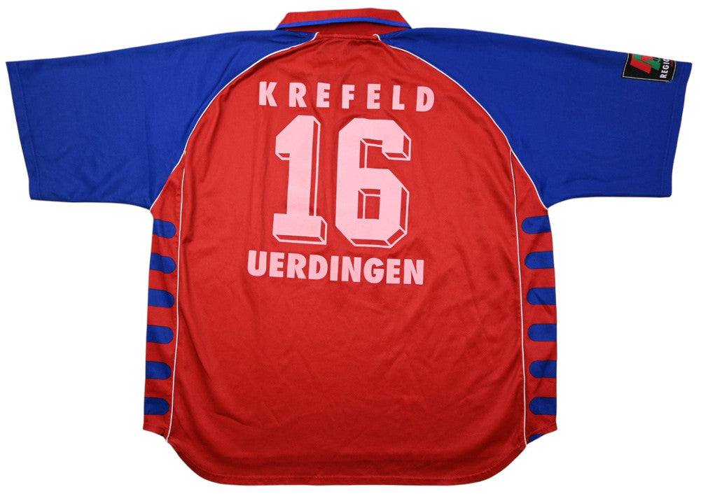 Maillot KFC Uerdingen 1999-00 Fila Match Issue #16 vintage