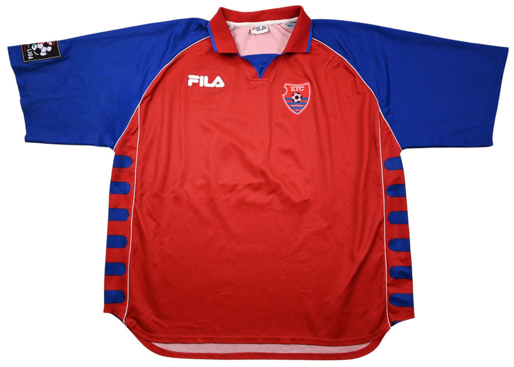 Maillot KFC Uerdingen 1999-2000 Domicile FILA #18 Match Issue