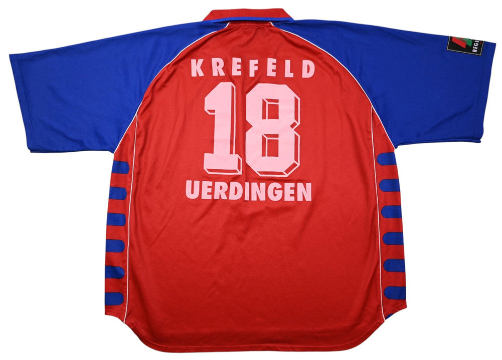Maillot KFC Uerdingen 1999-2000 Domicile FILA #18 Match Issue