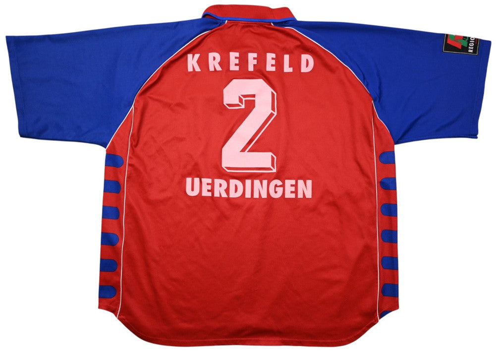 Maillot KFC Uerdingen Extérieur Fila 1999-2000 Match Issue #2