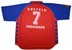 Maillot KFC Uerdingen 1999-2000 Fila Match Issue #7 Vintage