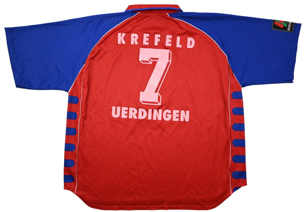 Maillot KFC Uerdingen 1999-2000 Fila Match Issue #7 Vintage
